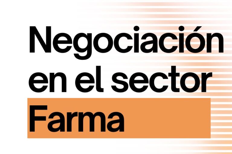 Negociación en el sector farma