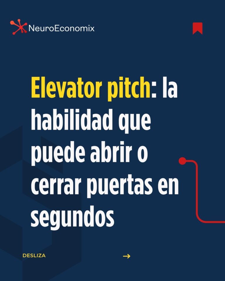 Elevator pitch: la habilidad que puede abrir o cerrar puertas en segundos